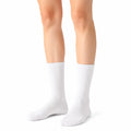 Socken Größe 35-38 Weiß gerippt aus Textil für Alltag und Sport
