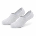 Ballerinasocken Größe 39-42 Hellgrau aus Textil für Alltag flache Passform