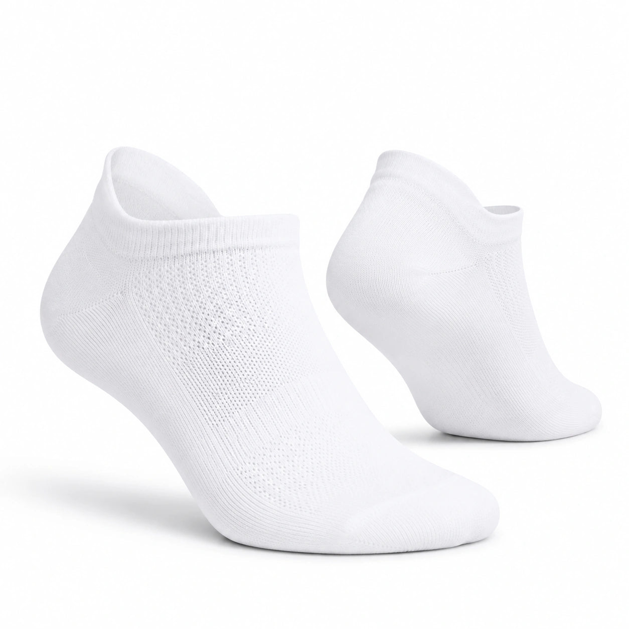 Sneakersocken 39-42 aus Textilstrick Weiß für Alltag mit atmungsaktiver Strickstruktur